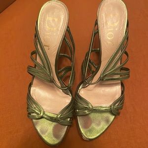 Vintage Christian Dior Wedges- size 40